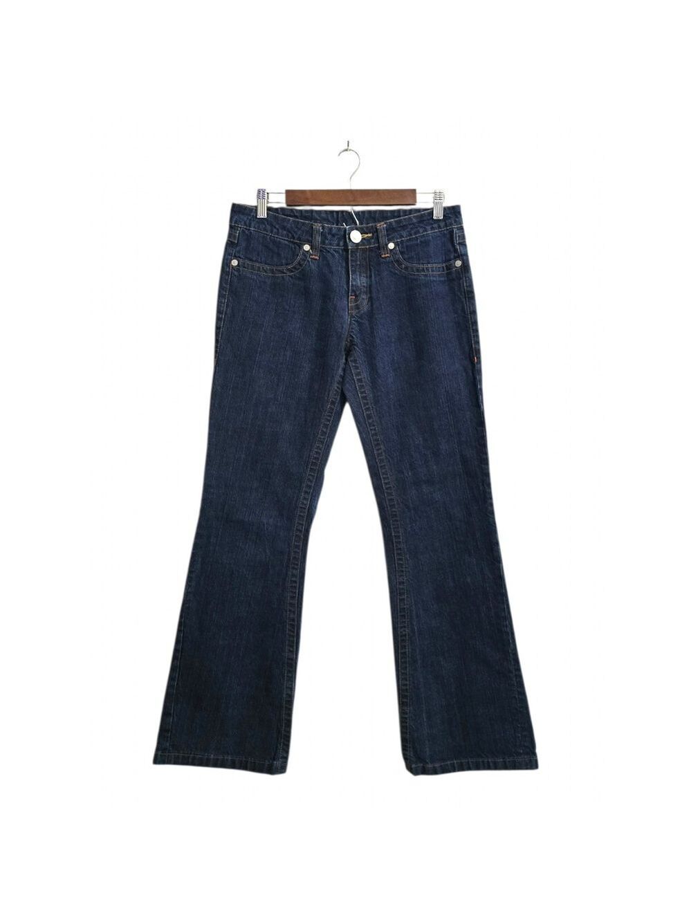 BCBGMaxAzria Vintage Y2K Sophie Twisted Flare Jeans Sz 29